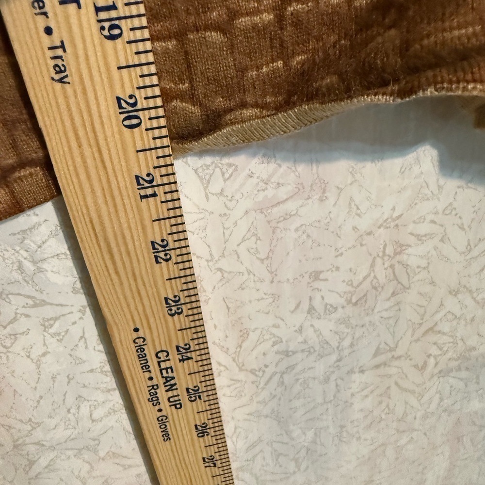 Link Tan Alligator / Crocodile Cashmere Silk Sweater, Sz XL, So Soft - Picture 7 of 7